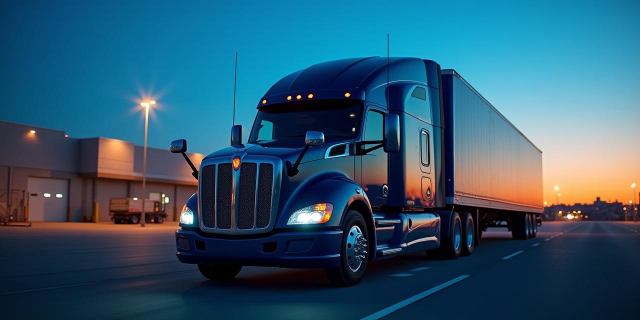 U First Trucking flagship vehicle in Syracuse facility