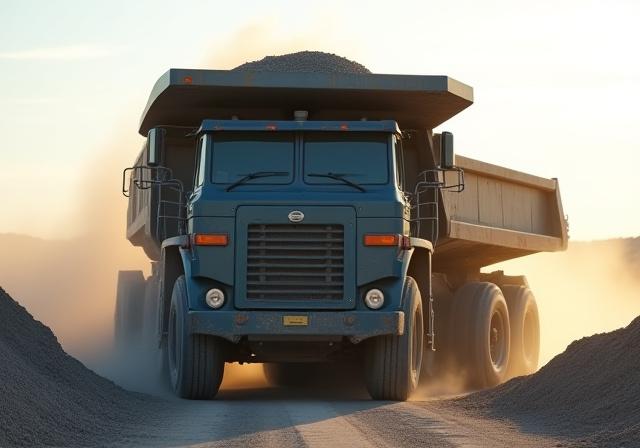 Large dump truck for Syracuse site prep